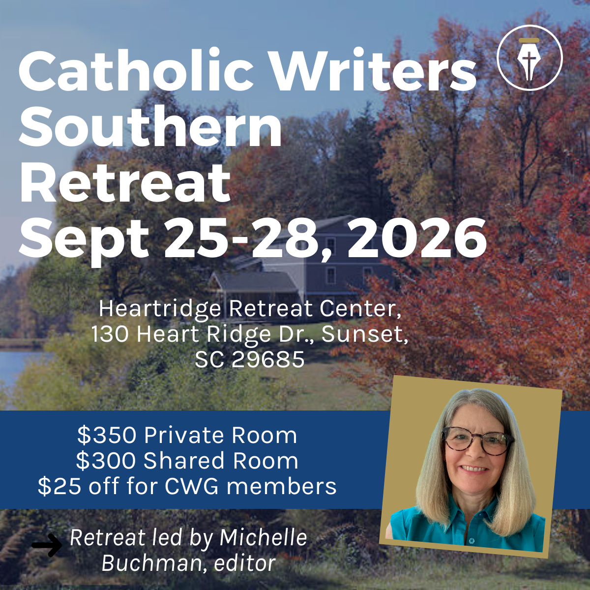 information for the CWG 2026 retreat in south carolina
